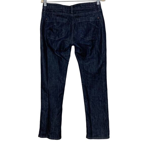 James Jeans Ritchie  Dry Aged Denim Straight Leg Ankle Dark Wash Size 28 - Picture 3 of 16